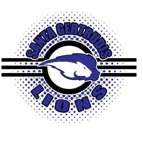 Santa Gertrudis Lions mascot shirt design
